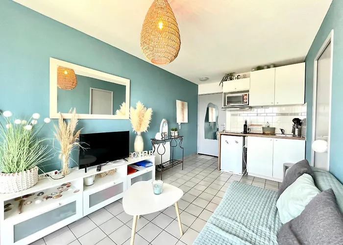 T2 Avec Garage Et Piscine à - Fr-1-338-484 Apartamento Sète